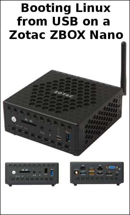 booting linux from usb on a zotac zbox nano PINTEREST