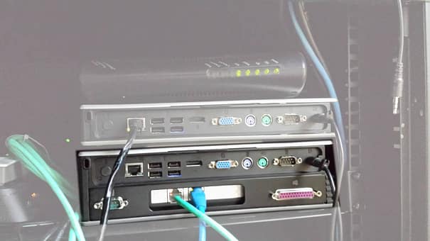 hpt5740e with expansion module for a thin client pfSense firewall